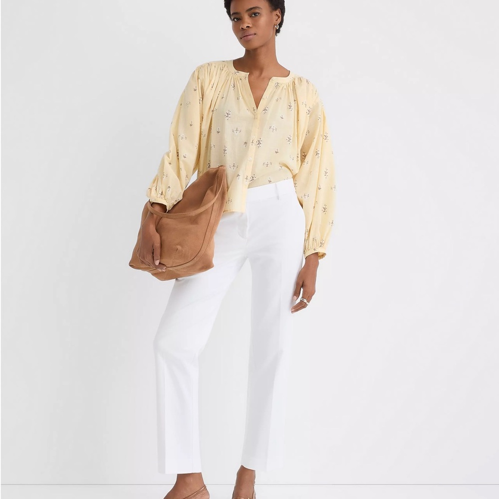 LOFT Women's Riviera Slim Pants in Doubleweave